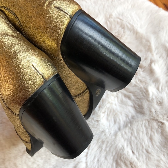 Sold🎉gold boots - Picture 4 of 5